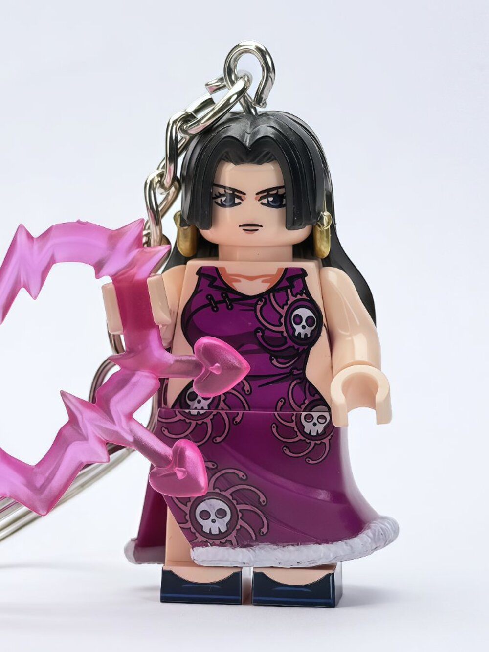 One Piece Boa Hancock Custom Minifigure Keychain